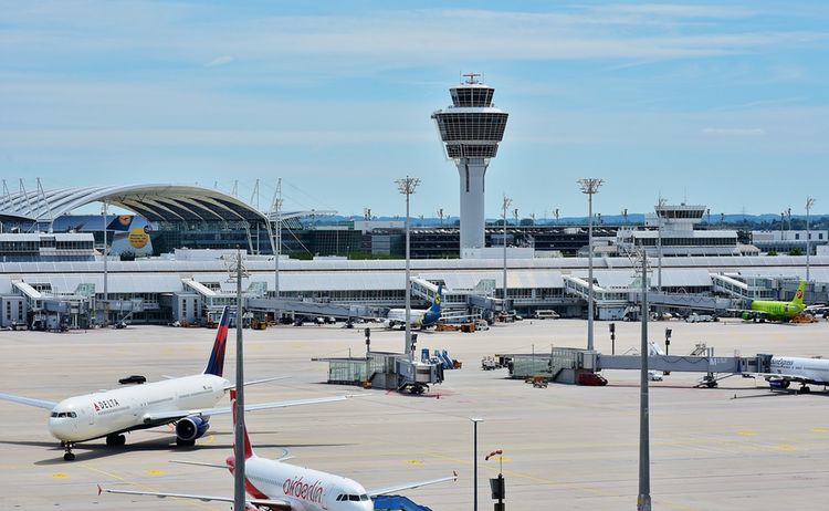 Flughafen München: Zum Vergrößern auf Bild klicken