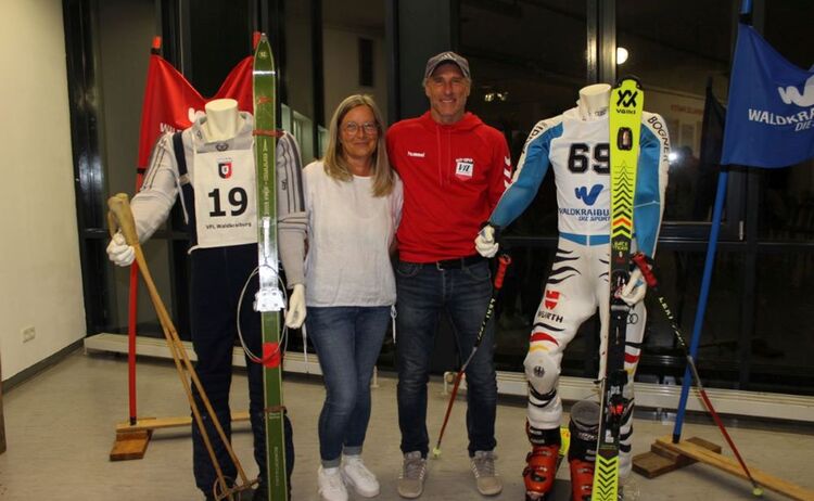 Claudia und Christian Stenzel, Sparte Skifahren und Snowboarden VfL Waldkraiburg e.V.: Zum Vergrößern auf Bild klicken