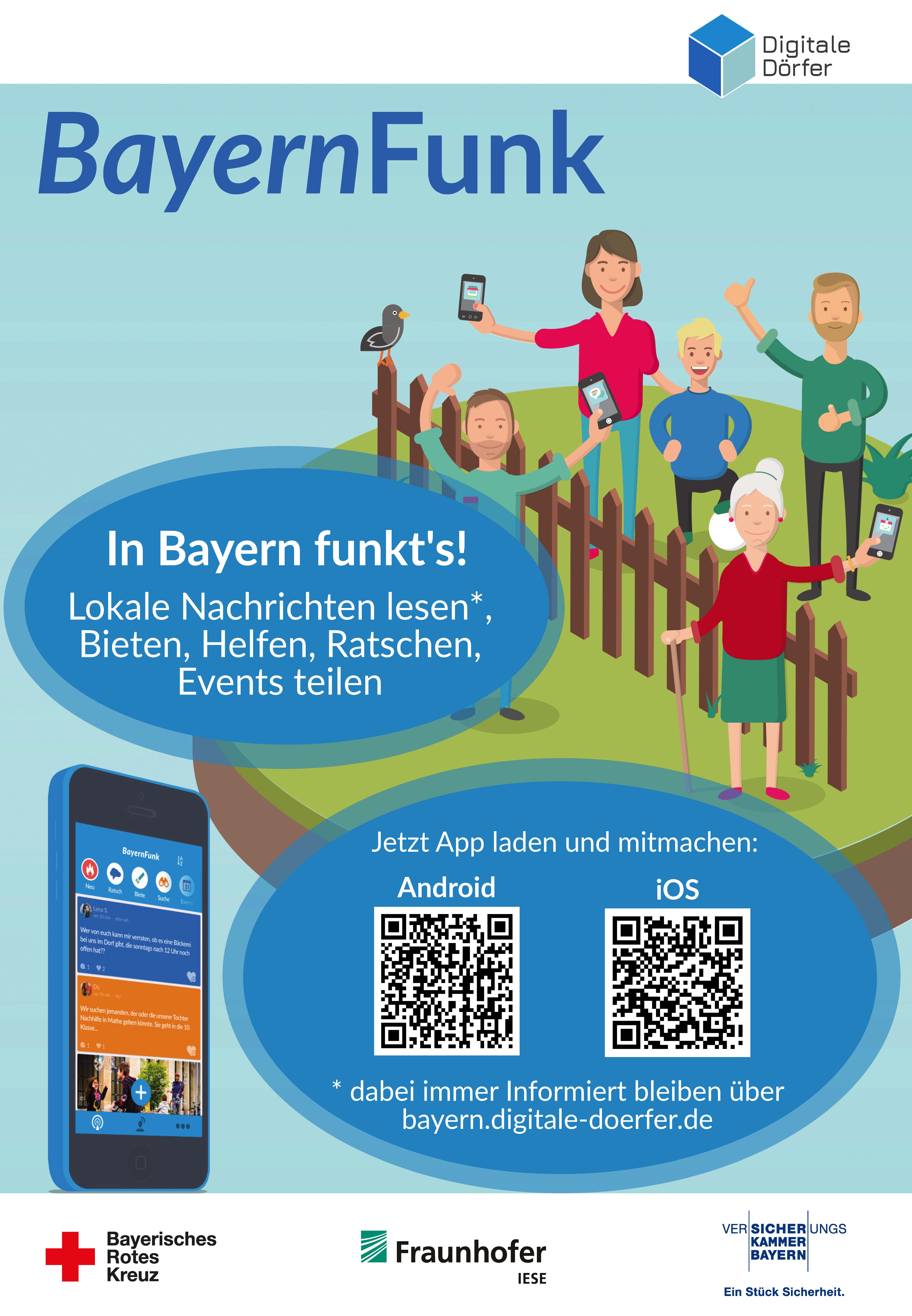 Das offizielle Plakat von Bayernfunk
