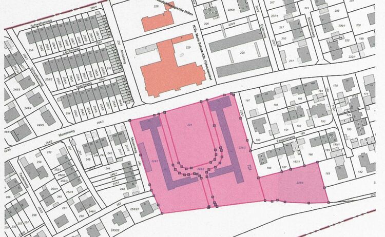 Bebauungsplan Nr. 8 Bild: Zum Vergrößern auf Bild klicken