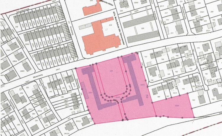 Bild Bebauungsplan Nr. 8: Zum Vergrößern auf Bild klicken