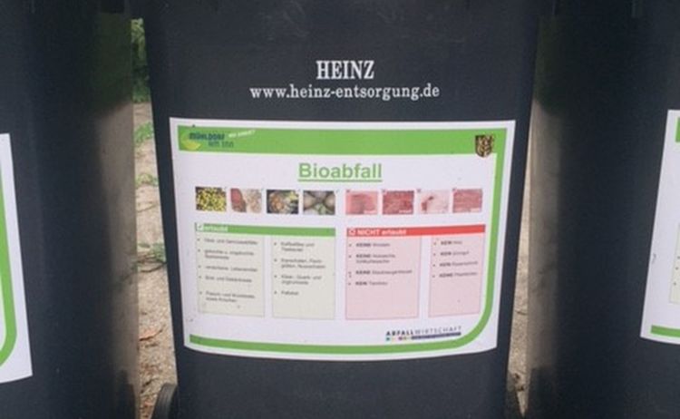 Bioabfalltonne: Zum Vergrößern auf Bild klicken
