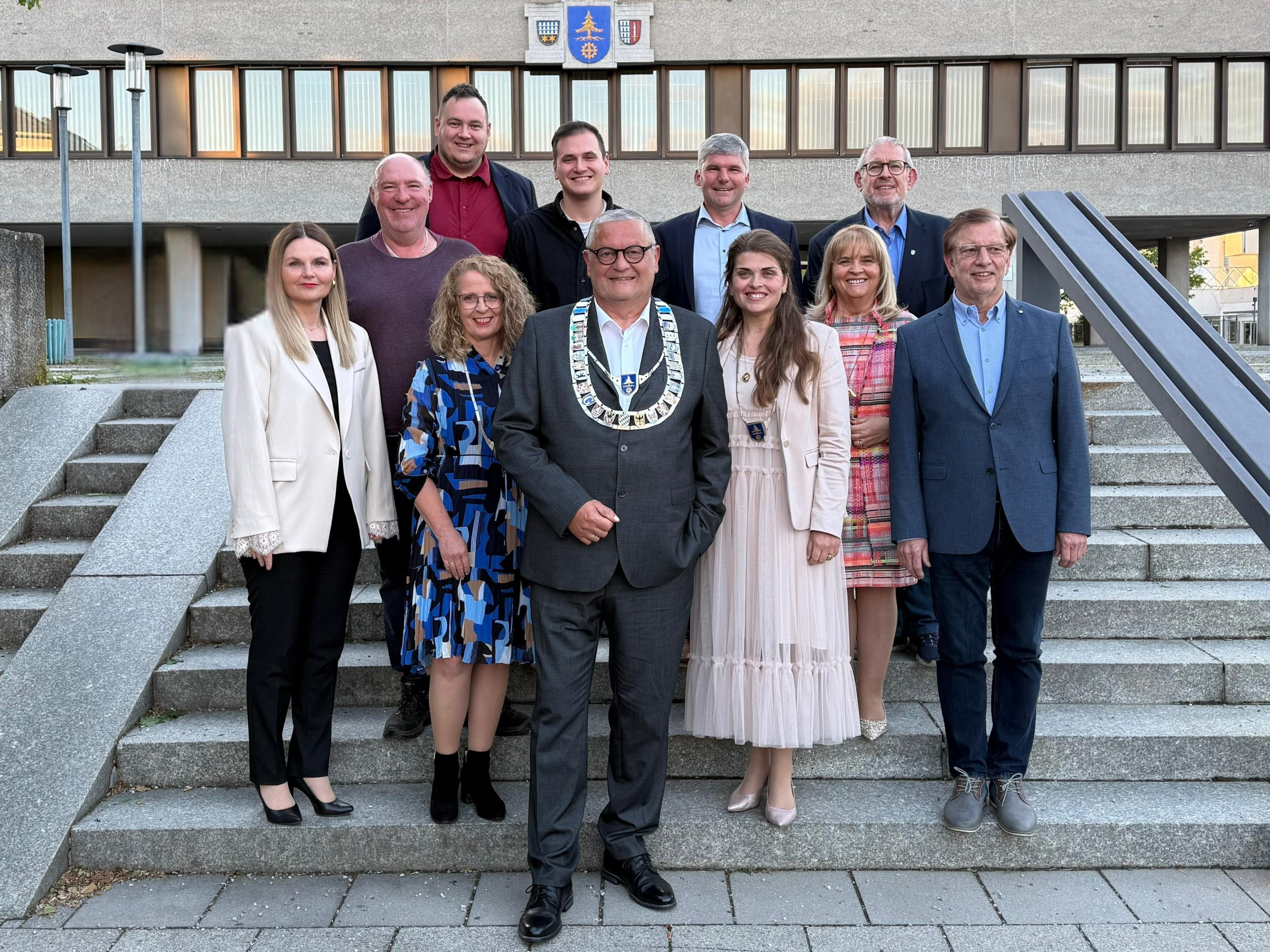 Gruppenfoto der Neue Stadtrat Referenten