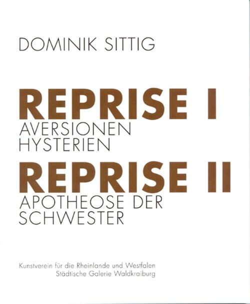 Katalog Cover Dominik Sittig