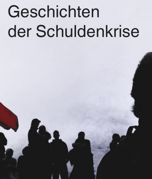 Cover des Flyers Geschichten aus der Schuldenkrise