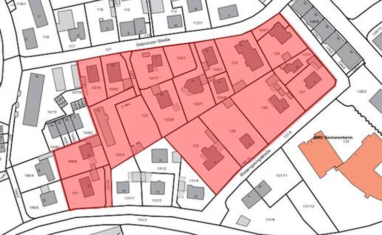Bebauungsplan Nr. 97 Umgriff: Zum Vergrößern auf Bild klicken