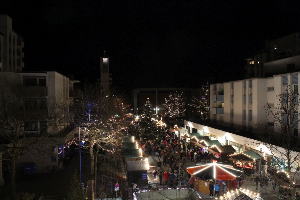 Blick von oben auf den Christkindlmarkt 2018 Blick von oben auf den Christkindlmarkt 2018