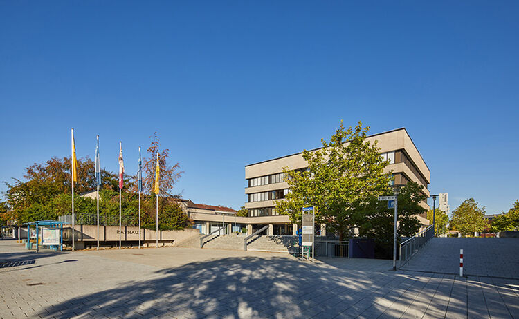 Rathaus Ansicht vom Stadtplatz 