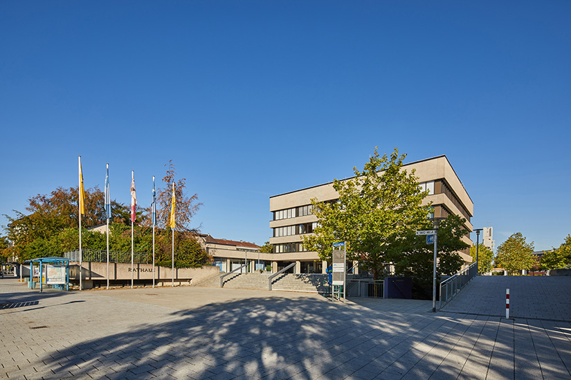 Rathaus Ansicht vom Stadtplatz 