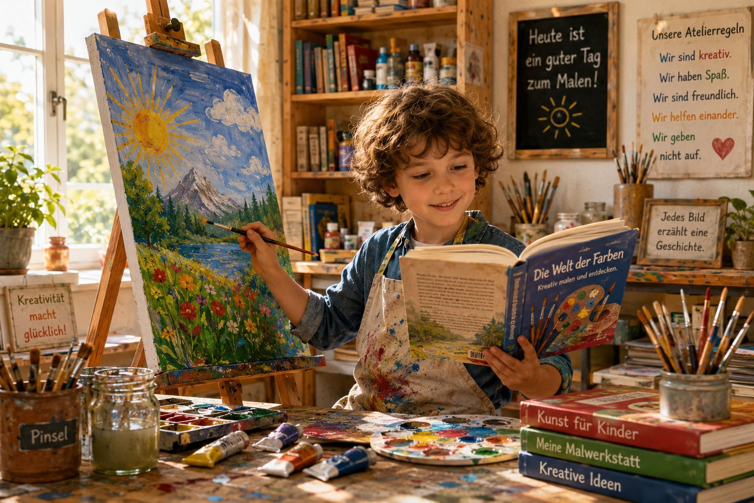 Sommerferien-Malaktion für Kinder Sommerferien-Malaktion für Kinder