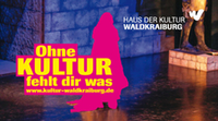 Logo Ohne Kultur fehlt dir was in pink Logo Ohne Kultur fehlt dir was in pink