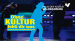 Logo Ohne Kultur fehlt dir was in blau