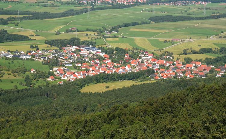 Symbolbild Bauleitplanung Luftbild: Zum Vergrößern auf Bild klicken