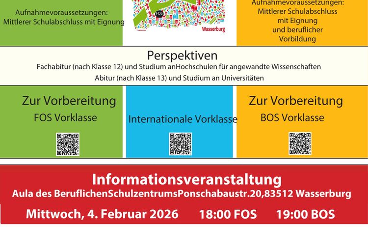 Plakat Anmeldung FOS BOS