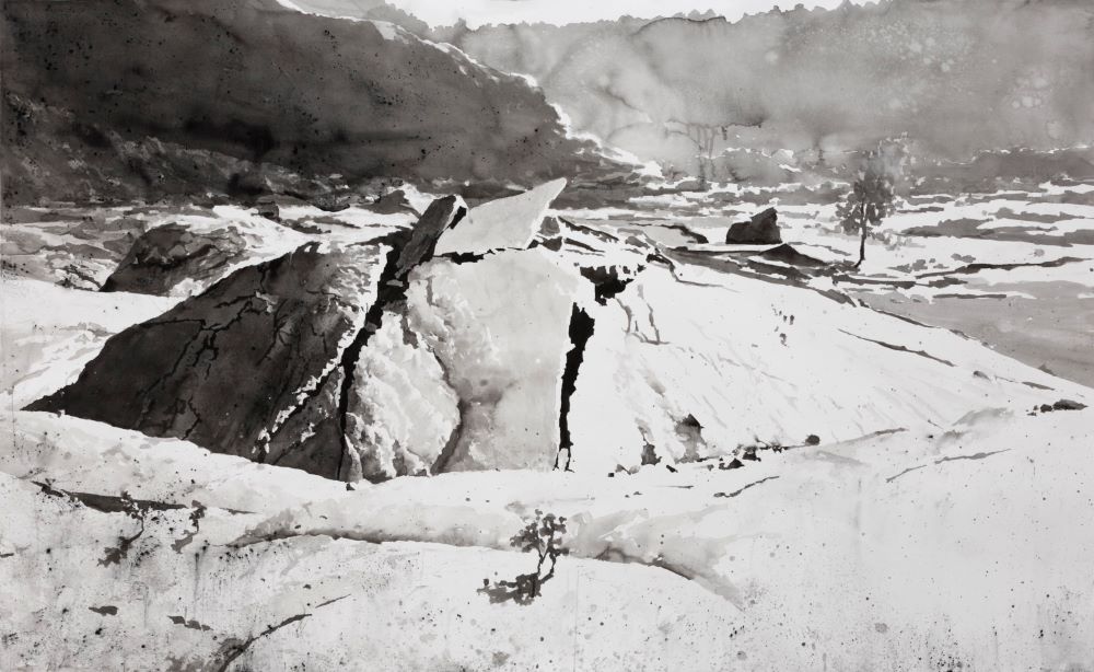 Ausstellungsfoto Bloße Landschaft