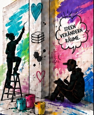 Kreativraum Wand Malaktion - Bild Wandabschnitt Kreativraum Wand Malaktion - Bild Wandabschnitt