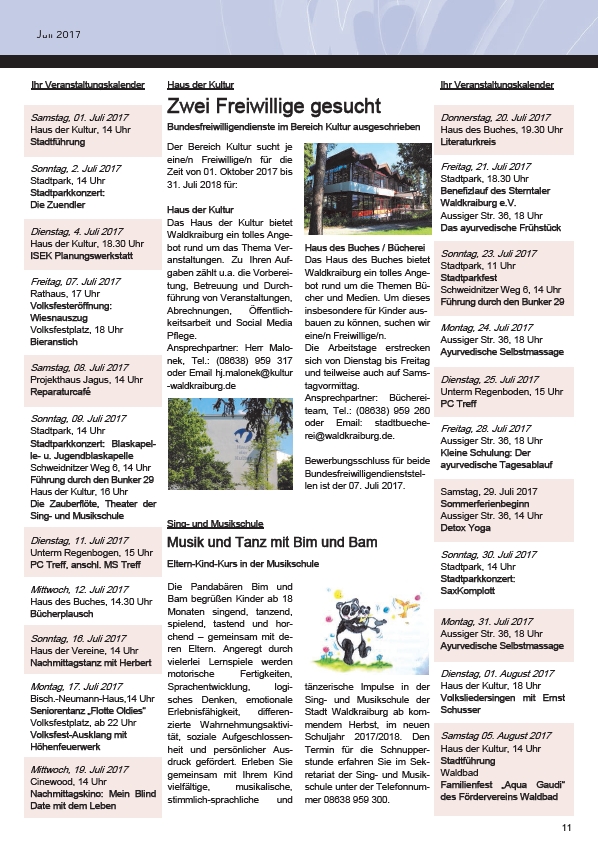 Stadtinfo Juli 2017 Page 11